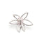 Pendentif Pendentif fleur - en or blanc 18 kt, diamants et perle 58 Facettes UKD359711LF