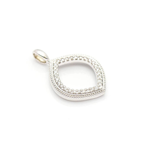 Pendentif Pendentif - Or blanc 18 ct et diamants taille brillant 58 Facettes UKD359712LF