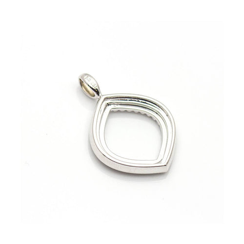 Pendentif Pendentif - Or blanc 18 ct et diamants taille brillant 58 Facettes UKD359712LF