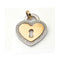 Pendentif Clé d’Amour - Pendentif en or bicolore 18 kt et diamants 58 Facettes UKD359713LF