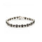 Bracelet Bracelet rivière - Bracelet en or blanc 18 kt et diamants noirs 58 Facettes UKD359717LF
