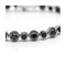 Bracelet Bracelet rivière - Bracelet en or blanc 18 kt et diamants noirs 58 Facettes UKD359717LF