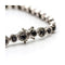 Bracelet Bracelet rivière - Bracelet en or blanc 18 kt et diamants noirs 58 Facettes UKD359717LF