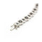 Bracelet Bracelet rivière - Bracelet en or blanc 18 kt et diamants noirs 58 Facettes UKD359717LF