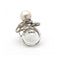 Bague SPIDER - Bague en or blanc 18 kt, diamants noirs et perle 58 Facettes UKD359727LF
