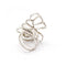 Bague SPIDER - Bague en or blanc 18 kt, diamants noirs et perle 58 Facettes UKD359727LF