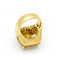 Bague 55 MYANMAR - Bague en or 18 kt et saphirs jaunes 58 Facettes UKD359730LF