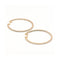 Boucles d'oreilles - Boucles d’oreilles créoles en or rose 18 ct et diamants 58 Facettes UKD359731LF