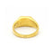 Bague Bague chevalière carrée en or jaune 18 kt 58 Facettes UKD359736LF