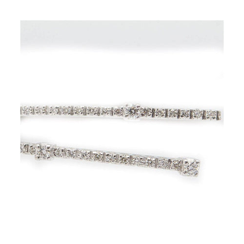 Bracelet RAY - Bracelet rigide en or blanc 18 kt et diamants 58 Facettes UKD359739LF