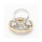 Bague 53.5 AVENNE - Bague en or bicolore 18 kt et diamants 58 Facettes UKD359740LF