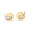 Boucles d'oreilles Boucles d’oreilles - Or blanc et or jaune 18 kt et diamants 58 Facettes UKD359882JC