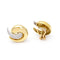Boucles d'oreilles Boucles d’oreilles - Or blanc et or jaune 18 kt et diamants 58 Facettes UKD359882JC