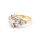 Bague Belle Époque - Bague bicolore en or jaune 18 ct, platine et diamants 58 Facettes UKD359884JC