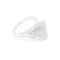 Bague Bague pavée de diamants en or blanc 18 kt 58 Facettes UKD359899JC