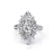 Bague Bague - Diamants taille brillant en or blanc 18 kt 58 Facettes UKD359902JC