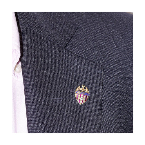 Broche FC Valencia - Broche écusson en or jaune 18 ct, diamants et rubis 58 Facettes UKD359904JC
