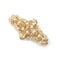 Pendentif Broche/Pendentif isabellin - Or jaune 18 kt et diamants 58 Facettes UKD359907JC