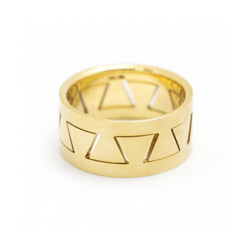 Bague Niessing Meandro - Bague unisexe en or jaune 18 kt 58 Facettes UKD359983JC