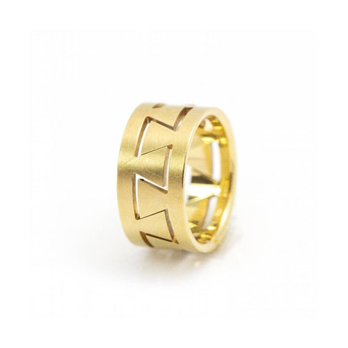 Bague Niessing Meandro - Bague unisexe en or jaune 18 kt 58 Facettes UKD359983JC