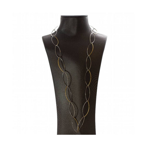 Collier Carl Dau - Collier en or jaune 18 ct et acier, 70 cm 58 Facettes UKD359994JC