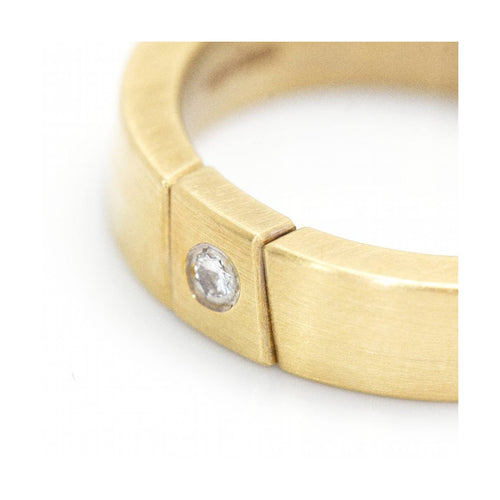Bague Niessing Reverse - Bague en or jaune 18 ct et diamant 58 Facettes UKD359998JC