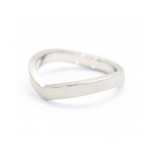 Bague Niessing PIK - Bague en or blanc 18 kt mat 58 Facettes UKD360001JC