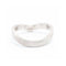Bague Niessing PIK - Bague en or blanc 18 kt mat 58 Facettes UKD360001JC