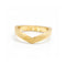 Bague NIESSING PIK - Bague en or jaune 18 ct, largeur 3 mm 58 Facettes UKD360002JC