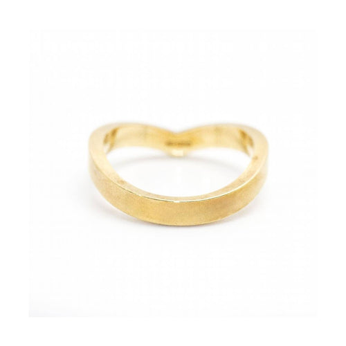 Bague NIESSING PIK - Bague en or jaune 18 ct, largeur 3 mm 58 Facettes UKD360002JC