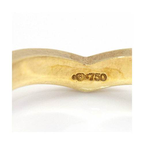 Bague NIESSING PIK - Bague en or jaune 18 ct, largeur 3 mm 58 Facettes UKD360002JC