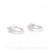 Boucles d'oreilles Boucles d’oreilles croix - Or blanc 18 kt et diamants 58 Facettes UKD360075AS