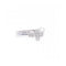 Boucles d'oreilles Boucles d’oreilles croix - Or blanc 18 kt et diamants 58 Facettes UKD360075AS