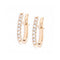 Boucles d'oreilles Boucles d’oreilles - Pendants en or rose 18 kt et diamants 58 Facettes UKD360076AS