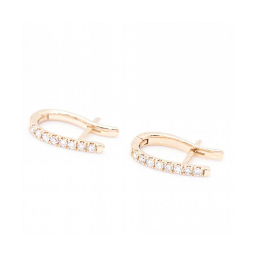 Boucles d'oreilles Boucles d’oreilles - Pendants en or rose 18 kt et diamants 58 Facettes UKD360076AS