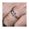Bague Bague trio - Bague en or rose et or blanc 18 ct avec diamants 58 Facettes UKD360085AS