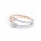 Bague Bague trio - Bague en or rose et or blanc 18 ct avec diamants 58 Facettes UKD360085AS