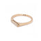 Bague Bague - Or rose 18 kt et 5 diamants taille brillant 58 Facettes UKD360086AS