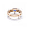 Bague Bague - Saphir de Ceylan et diamants en or rose et or blanc 18 kt 58 Facettes UKD360097AS