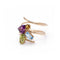 Bague Tuttifrutti - Bague en or rose 18 ct et pierres de couleur 58 Facettes UKD360102AS