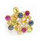 Bague Color Bubbles - Bague en or jaune 18 kt et diamants 58 Facettes UKD360262JE