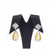 Boucles d'oreilles Briole - Boucles d’oreilles en or blanc 18 kt, citrines et diamants 58 Facettes UKD360265JE