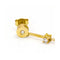 Boucles d'oreilles PAPARADSHA - Boucles d'oreilles en or jaune 18 kt, saphirs et diamants 58 Facettes UKD360284JE