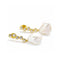 Boucles d'oreilles STILL - Boucles d’oreilles en or jaune 18 ct, perles et diamants 58 Facettes UKD360288JE