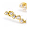 Boucles d'oreilles STILL - Boucles d’oreilles en or jaune 18 ct, perles et diamants 58 Facettes UKD360288JE