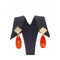Boucles d'oreilles Boucles d'oreilles - Or jaune 18 ct, corail et diamants 58 Facettes UKD360289JE