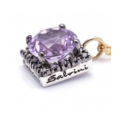 Collier Damiani - Collier en or bicolore 18 ct avec améthyste et diamants 58 Facettes UKD360359CS