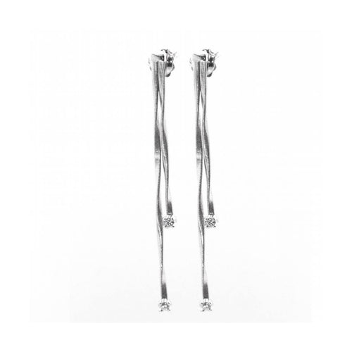 Boucles d'oreilles CASCADA - Boucles d’oreilles cascade en or blanc 18K et diamants 58 Facettes UKD360365CS