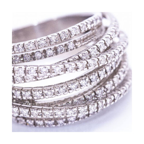 Bague Salvini Crush - Bague en or blanc 18K et diamants 58 Facettes UKD360368CS
