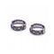 Boucles d'oreilles Damiani - Boucles d’oreilles clip en or blanc rhodié noir et diamants 58 Facettes UKD360375CS